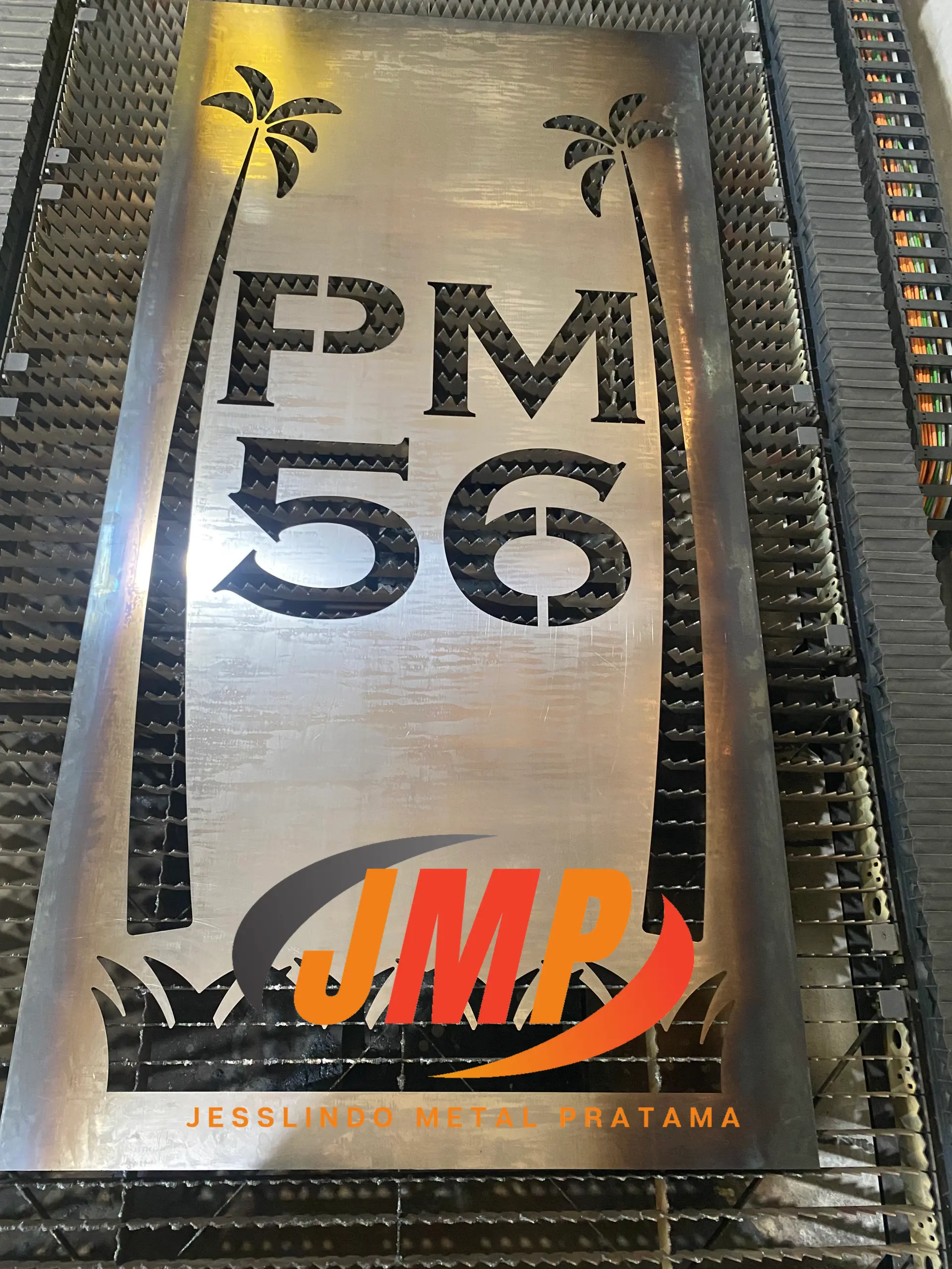 Plakat Laser Cutting PM56 oleh Jesslindo Metal Pratama